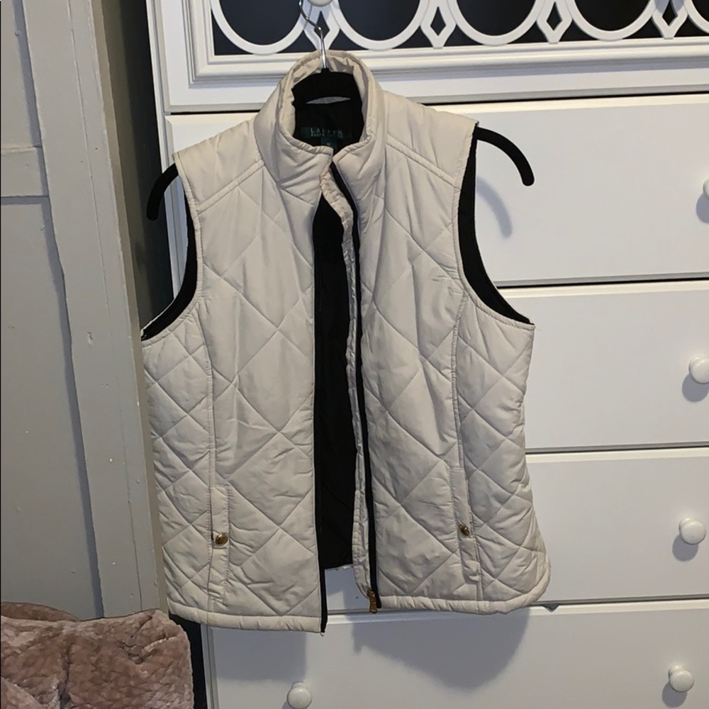 Ralph Lauren white vest